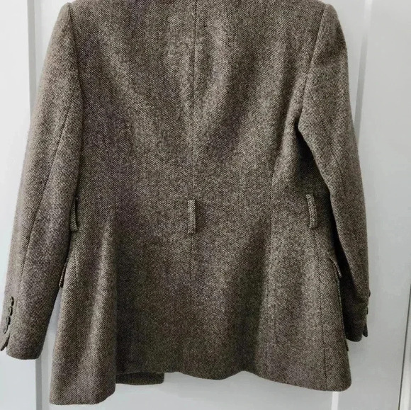 Ralph Lauren, herringbone pattern blazer Petite Size 4 Petite - Picture 6 of 7